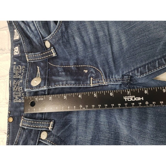 MISS ME Jeans SIZE‎ 27 Boot Cut JD1068B. Blue - Picture 16 of 16